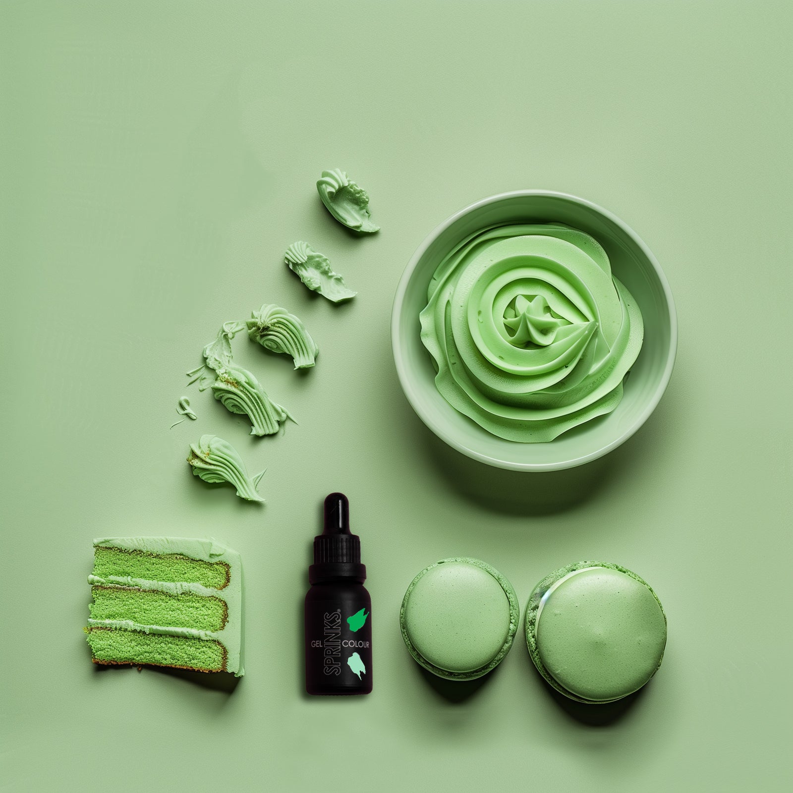 SPRINKS GEL COLOUR GRASS GREEN - Cake Decorating Central