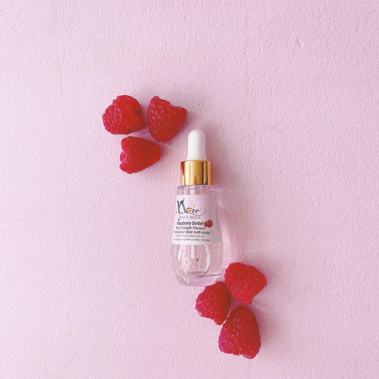 More Max Flavour Raspberry Sorbet 30ml Dropper
