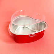 Red Heart Baking Cup With Lid 10 Pack