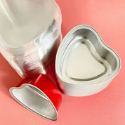 Red Heart Baking Cup With Lid 10 Pack