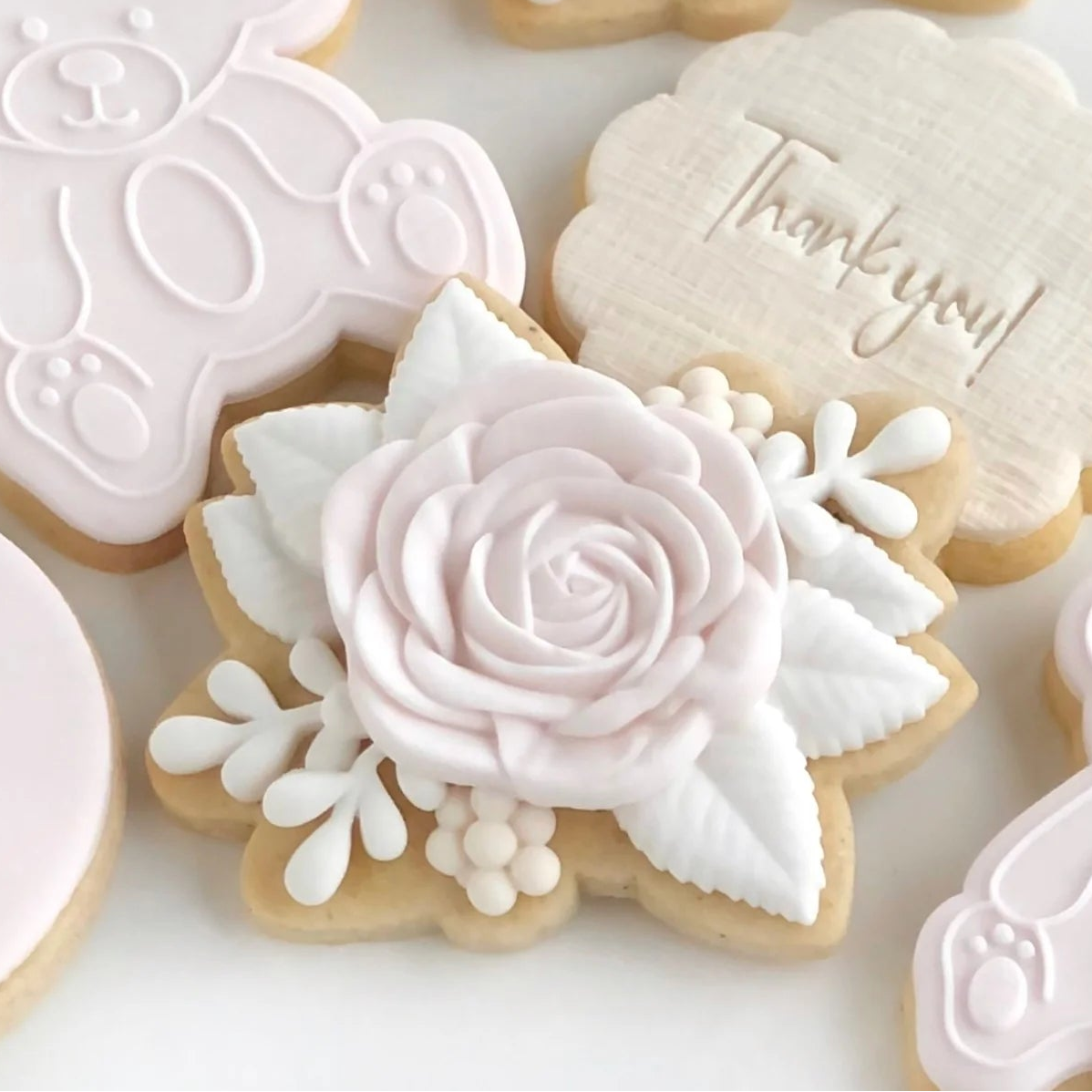 Rose Silicone Mould + Cutter Set