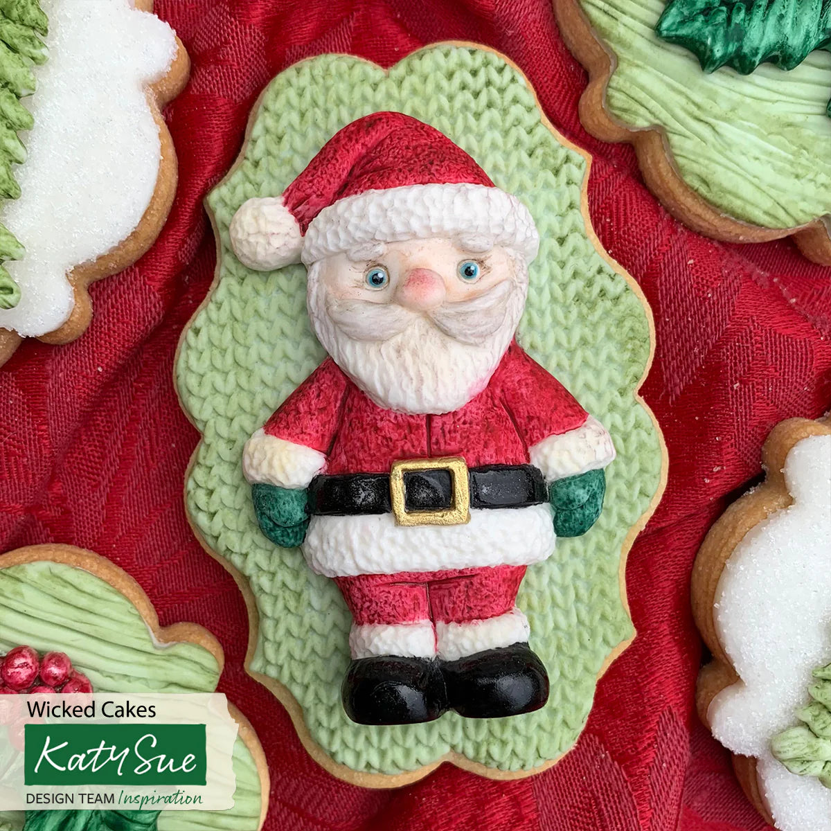 Katy Sue Santa Silicone Mould