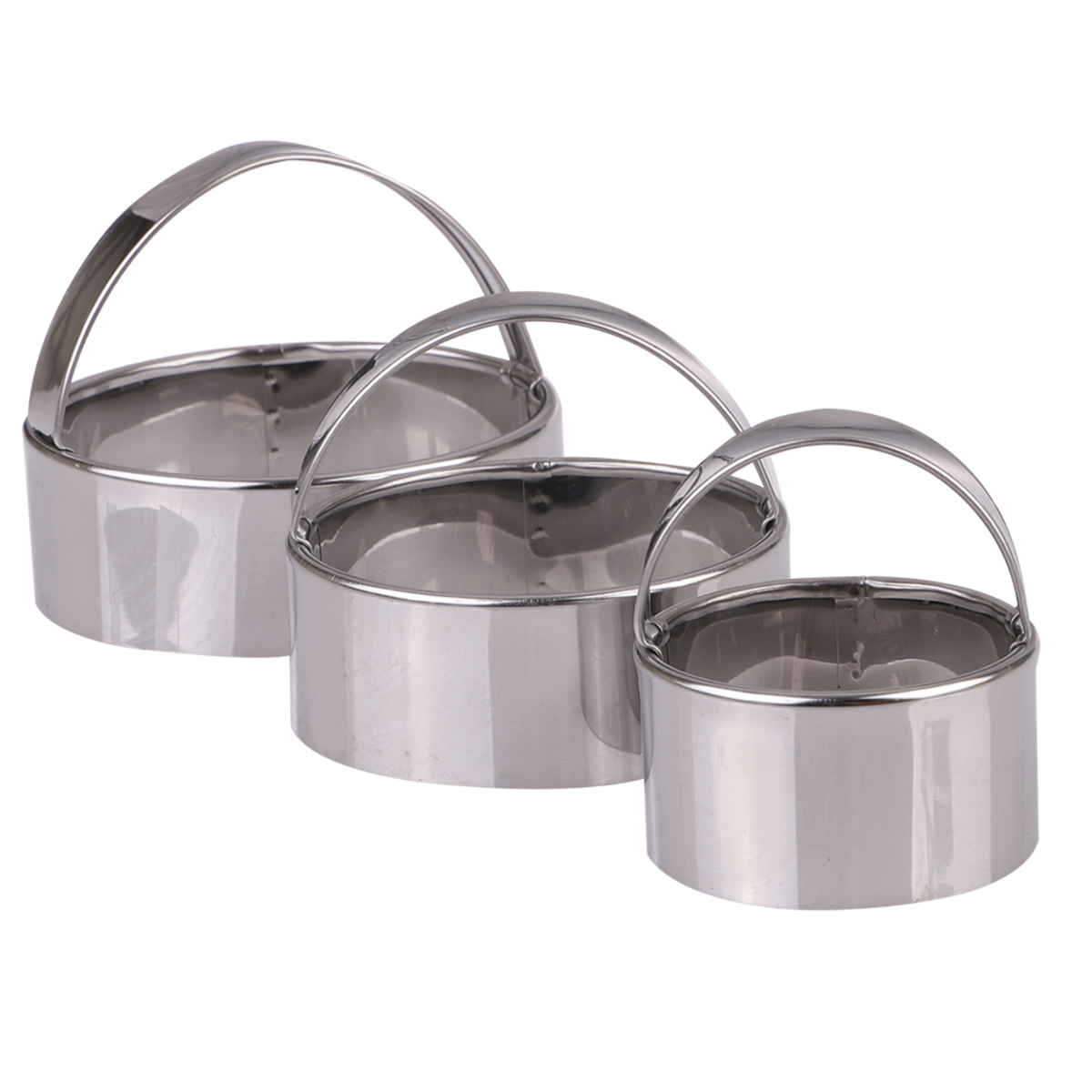 ROUND COOKIE CUTTERS 3PCE