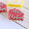 Mini Merry Christmas Cookie Cutter &amp; Debosser Set
