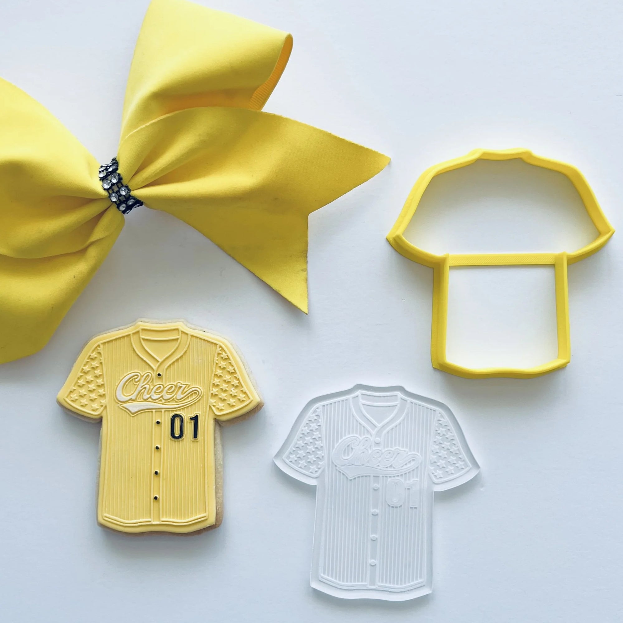 Cheer Baseball Jersey Cutter and Debosser Set