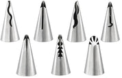Vintage Frill Piping Tip Set Of 7