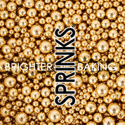 Bubble Bubble Shiny Gold Sprinkles 500g