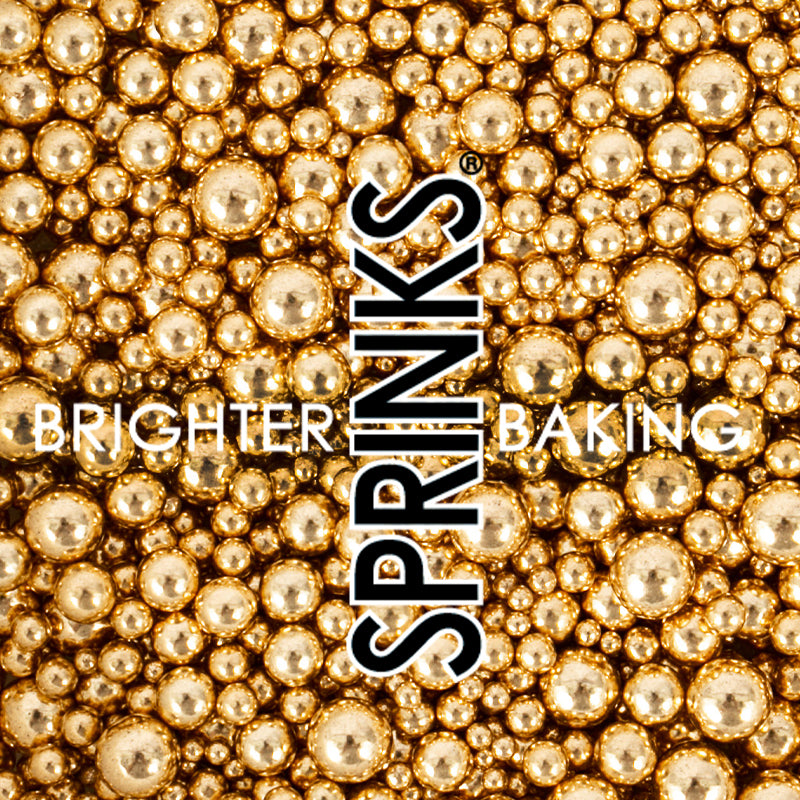 Bubble Bubble Shiny Gold Sprinkles 500g