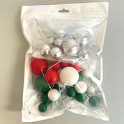 Silver Christmas Foam Ball Topper 32 Pack