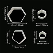 Soccer Ball 4 Cookie Cutter Set