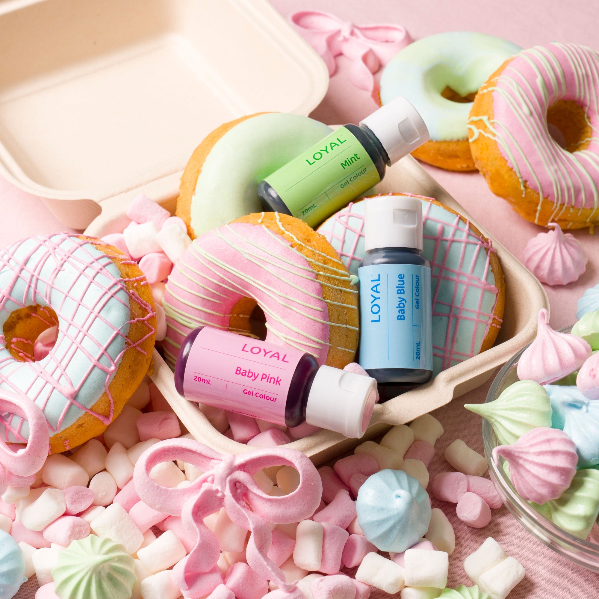 LOYAL SOFT PASTELS 3 x GEL COLOUR PACK
