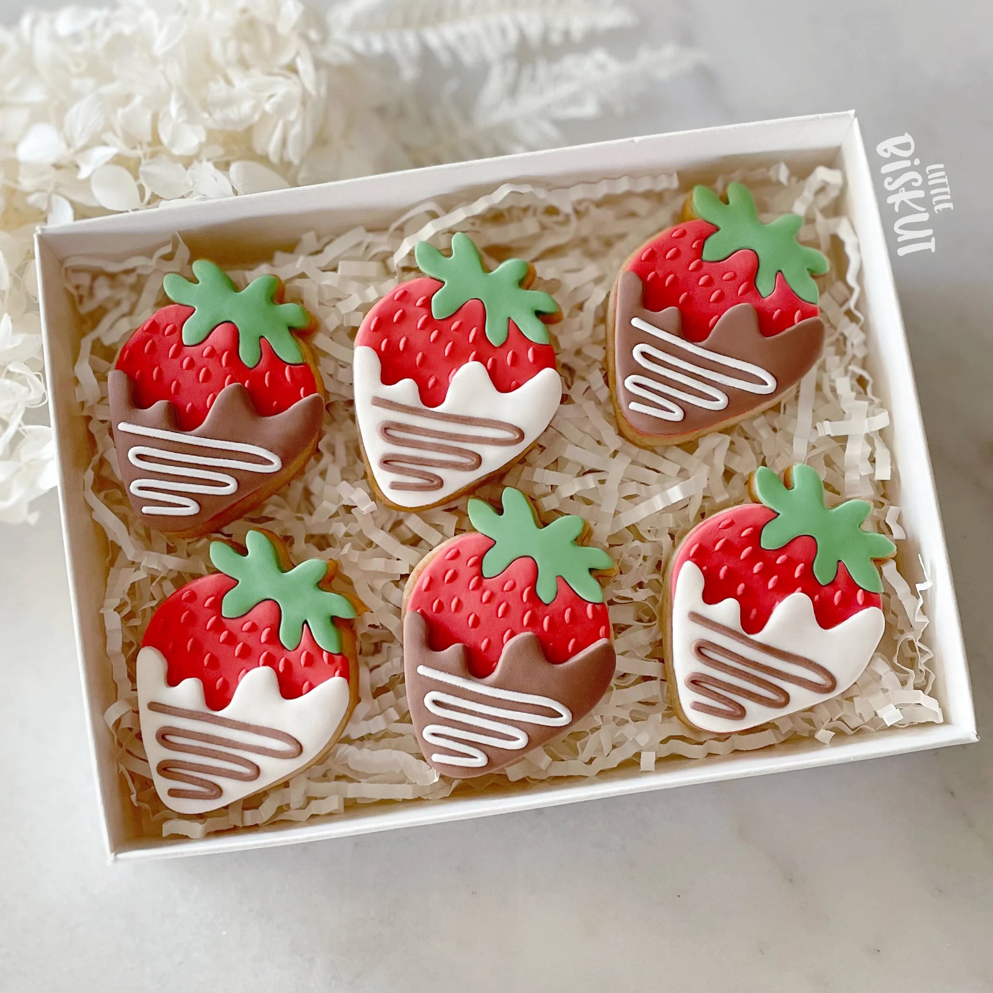 Strawberry Cutter & Debosser Set by Little Biskut