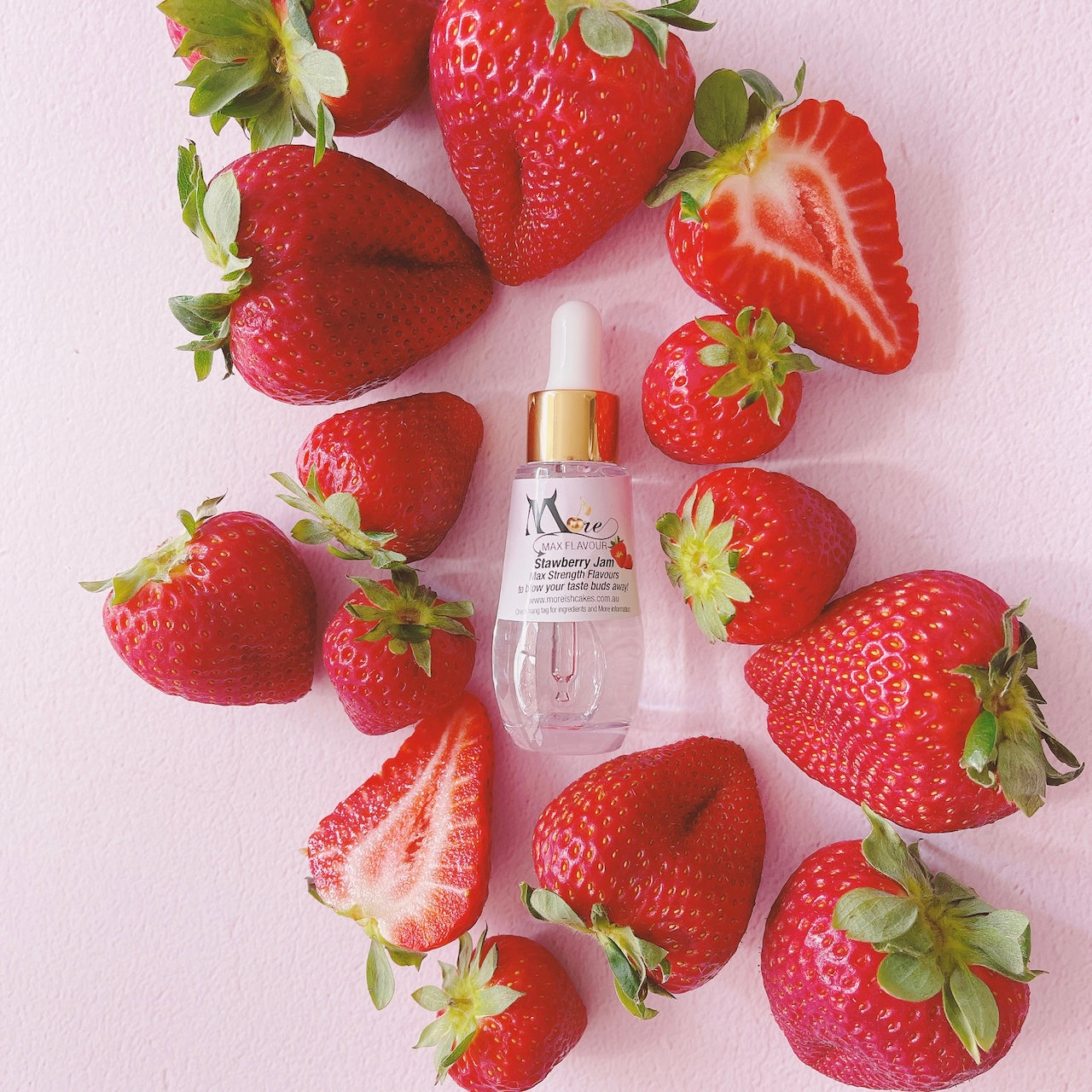More Max Flavour Strawberry Jam 30ml Dropper