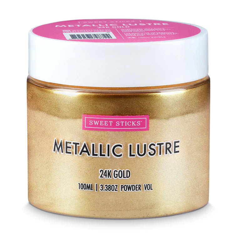 Edible Metallic Lustre Dust 24K GOLD 100ml