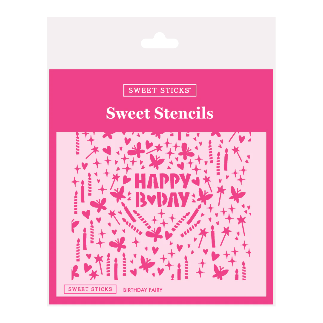 Birthday Fairy Sweet Stencil