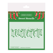 Christmas Stockings Stencil