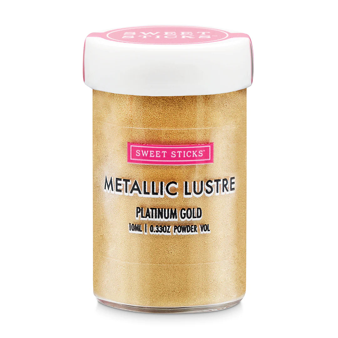 Edible Metallic Lustre Dust PLATINUM GOLD