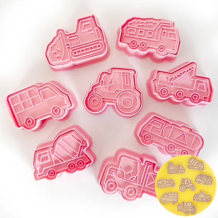 Trucks 8 Cookie Cutter Set