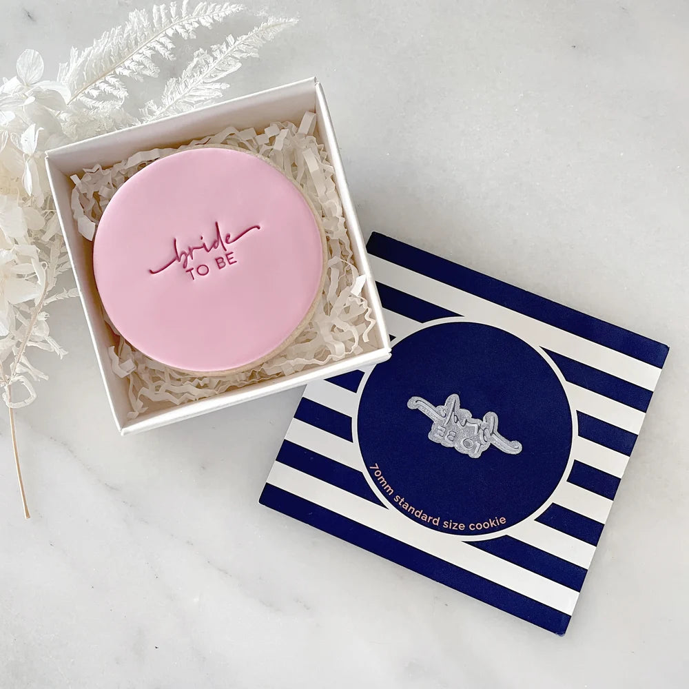 Bride to Be Tiny Text Stamp