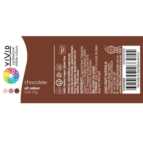 VIVID OIL COLOUR CHOCOLATE 21G