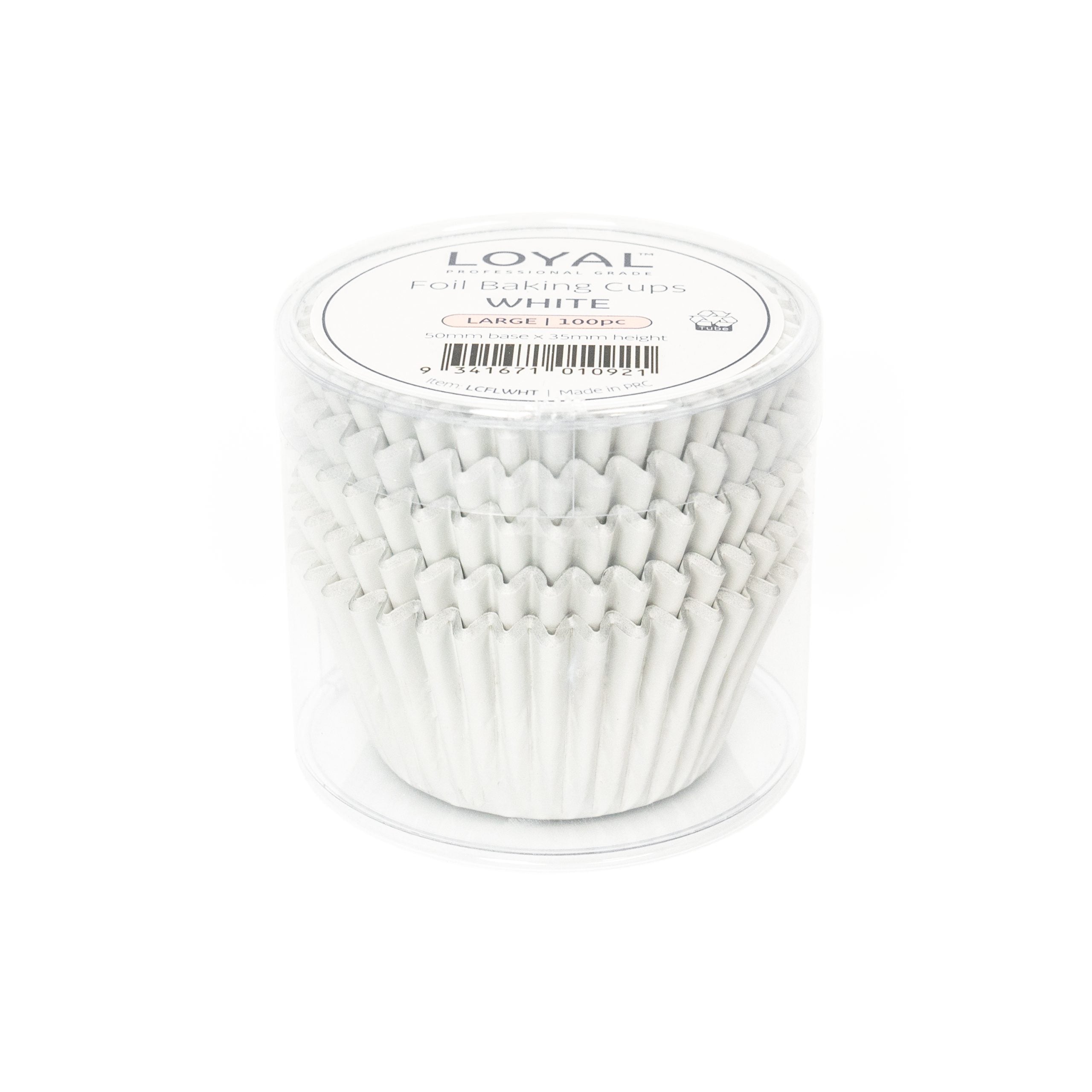 White Baking Cups Medium 100 Pack