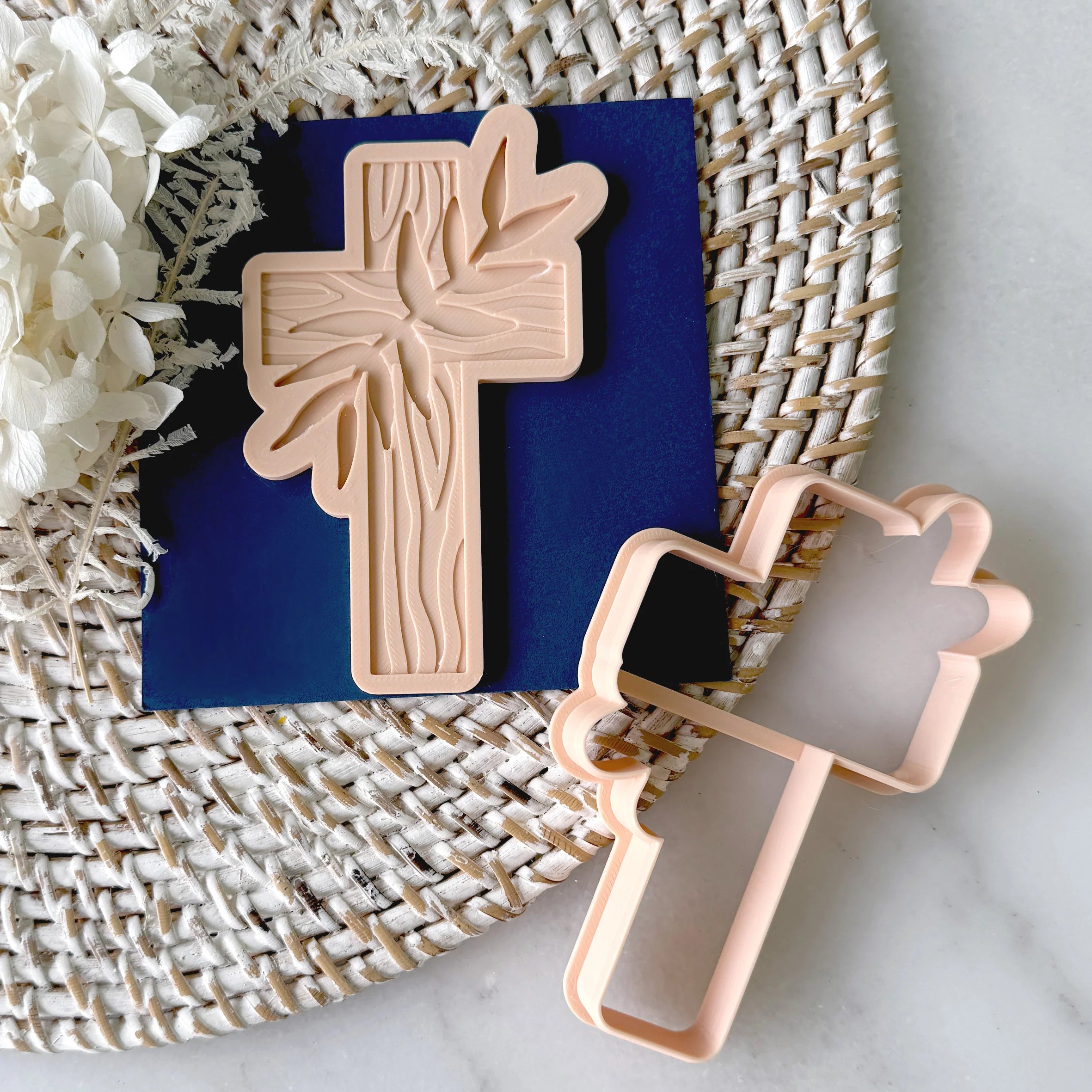 Wooden Cross Cutter & Embosser Set