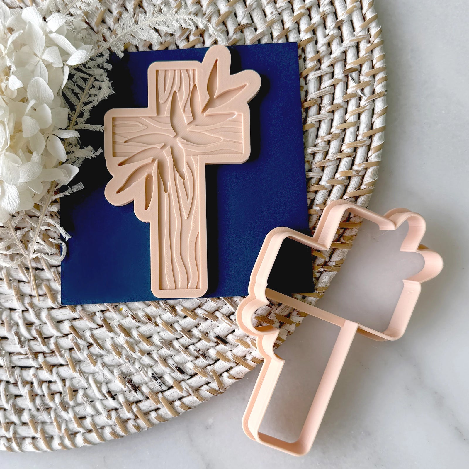 Wooden Cross Cutter & Embosser Set