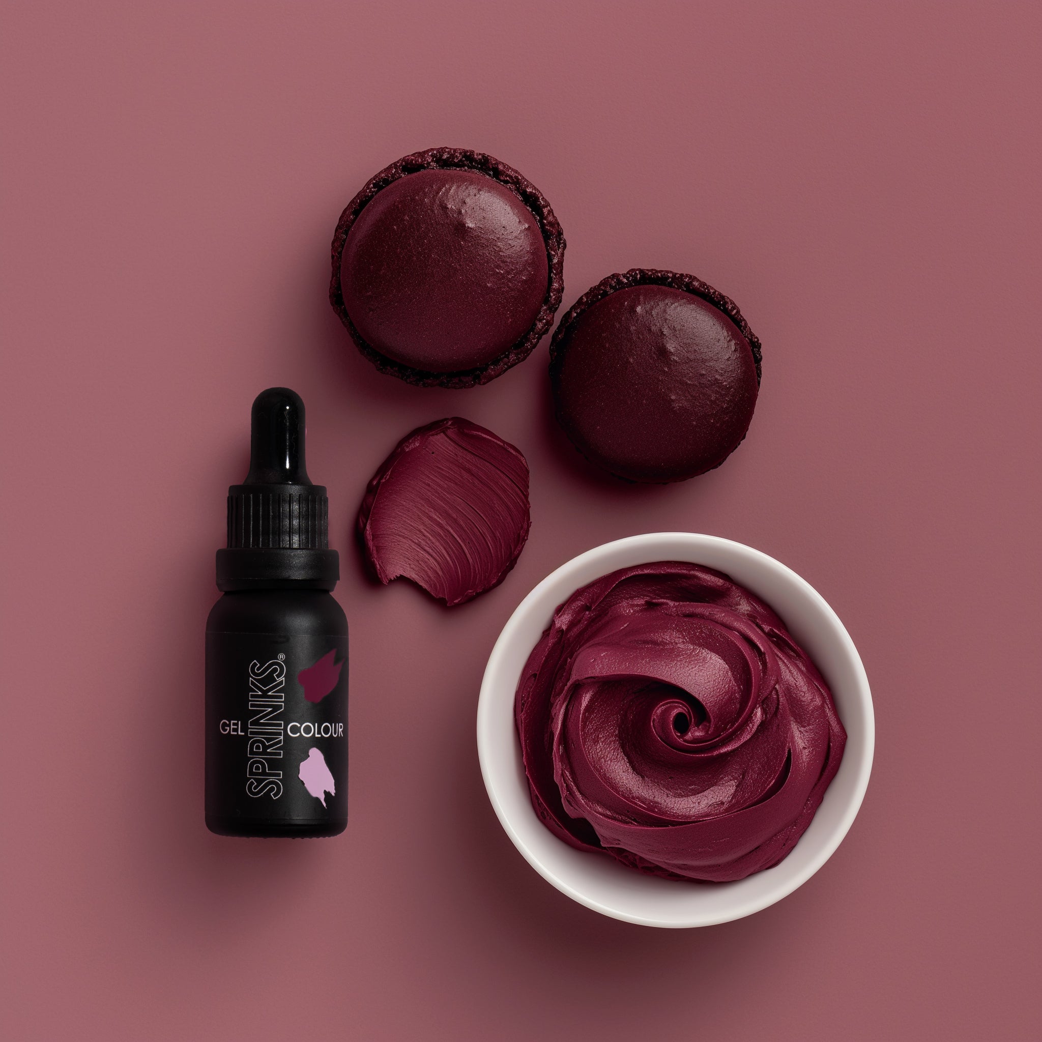 Gel Colour Maroon