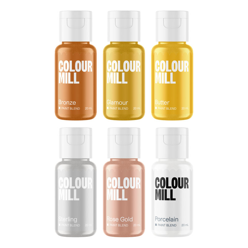 Paint Blend Metallic Paint Set 6pce