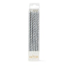 CANDLES SPIRAL SILVER (Pack of 12) - Cake Decorating Central