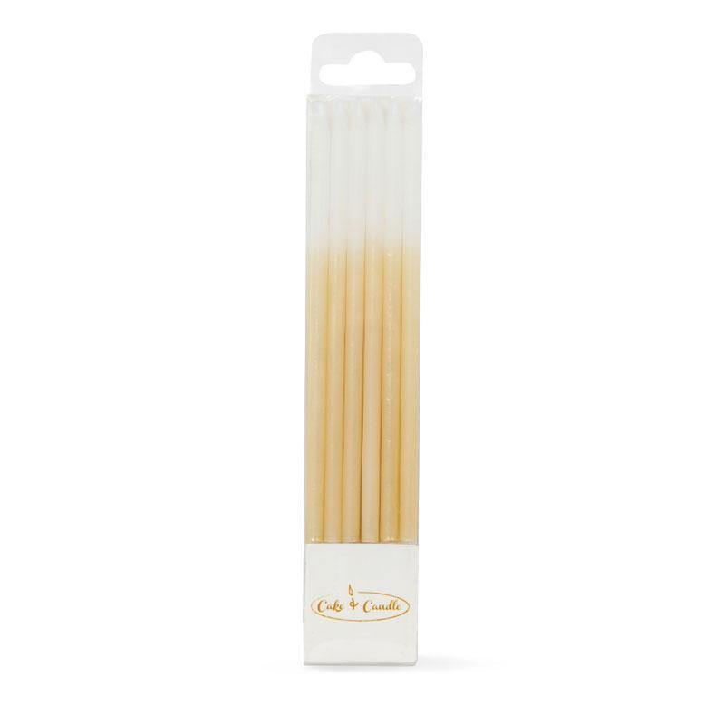 CANDLES OMBRE GOLD (Pack of 12) - Cake Decorating Central