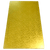 RECTANGLE 16IN X 28IN GOLD MDF BOARD - Cake Decorating Central