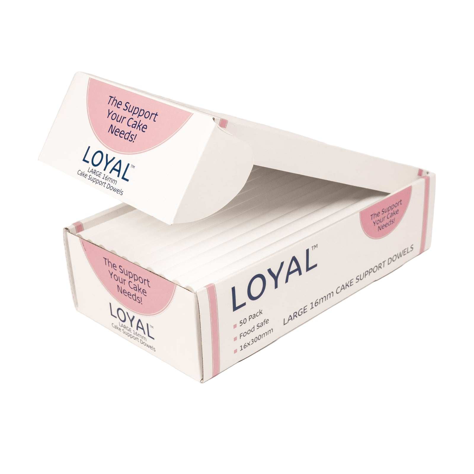 CAKE DOWELS HEAVY DUTY LARGE 16mm 50pce