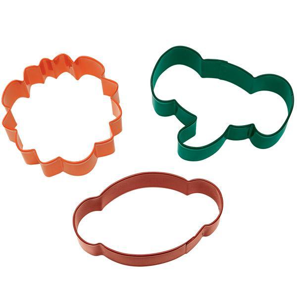 Wilton JUNGLE PALS 3 PCE Cookie Cutter Set - Cake Decorating Central