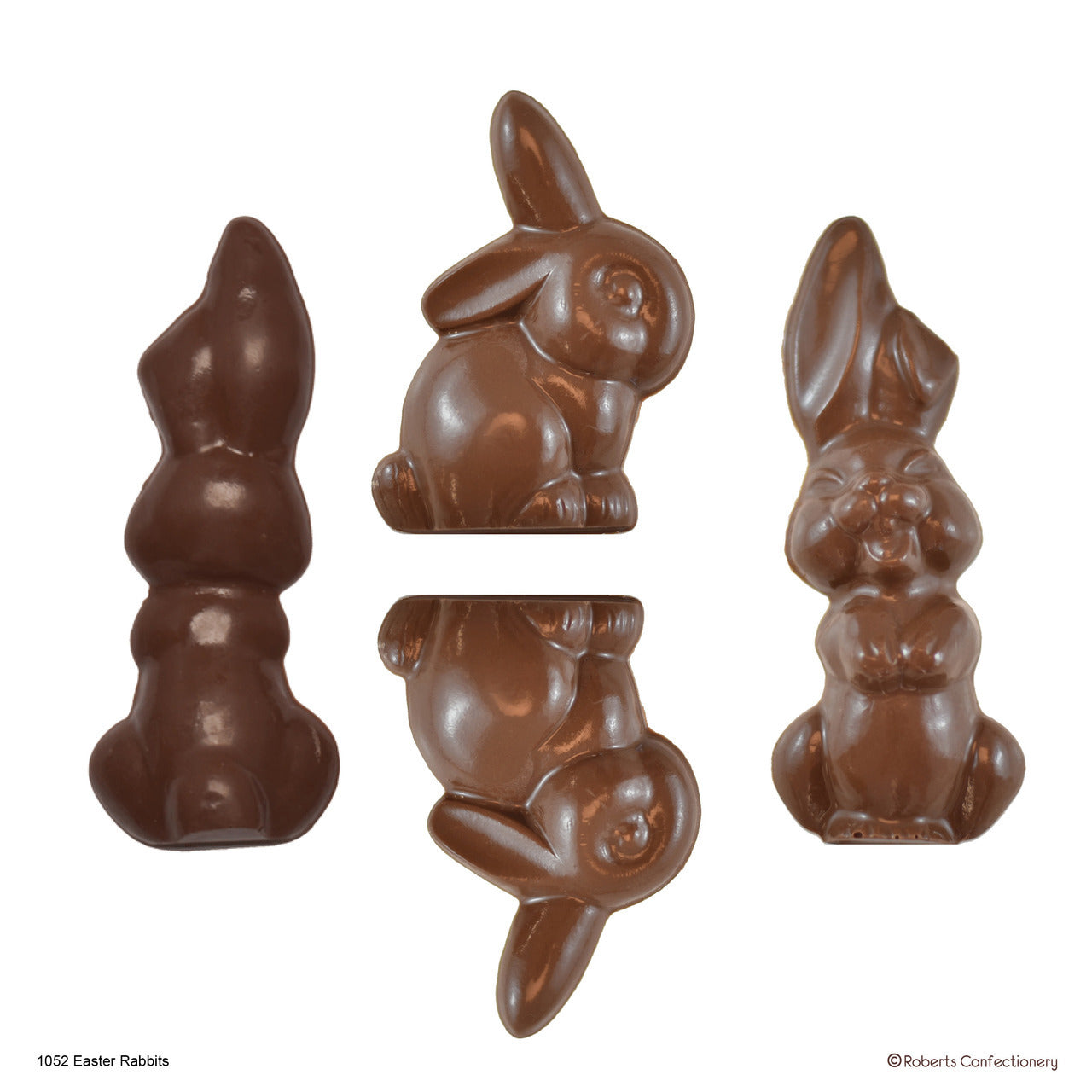 3D Bunny 8cm and 12cm chocolate mould