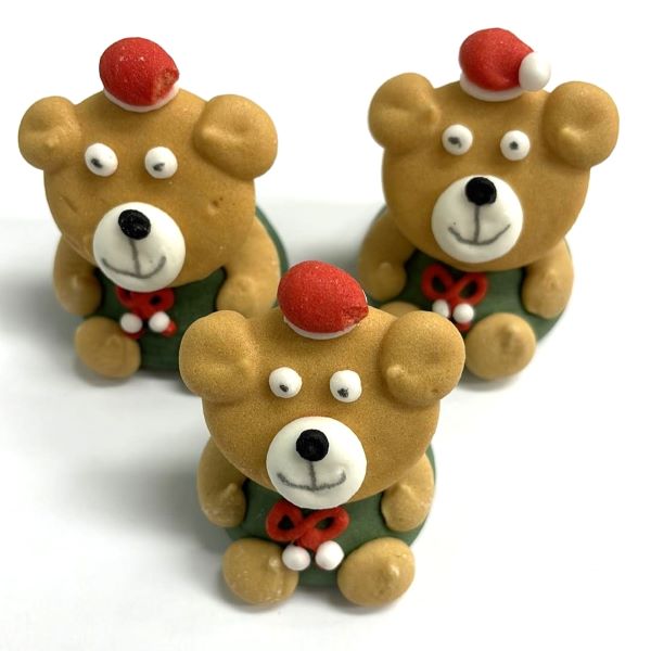 3D XMAS TEDDY - 3 PCE