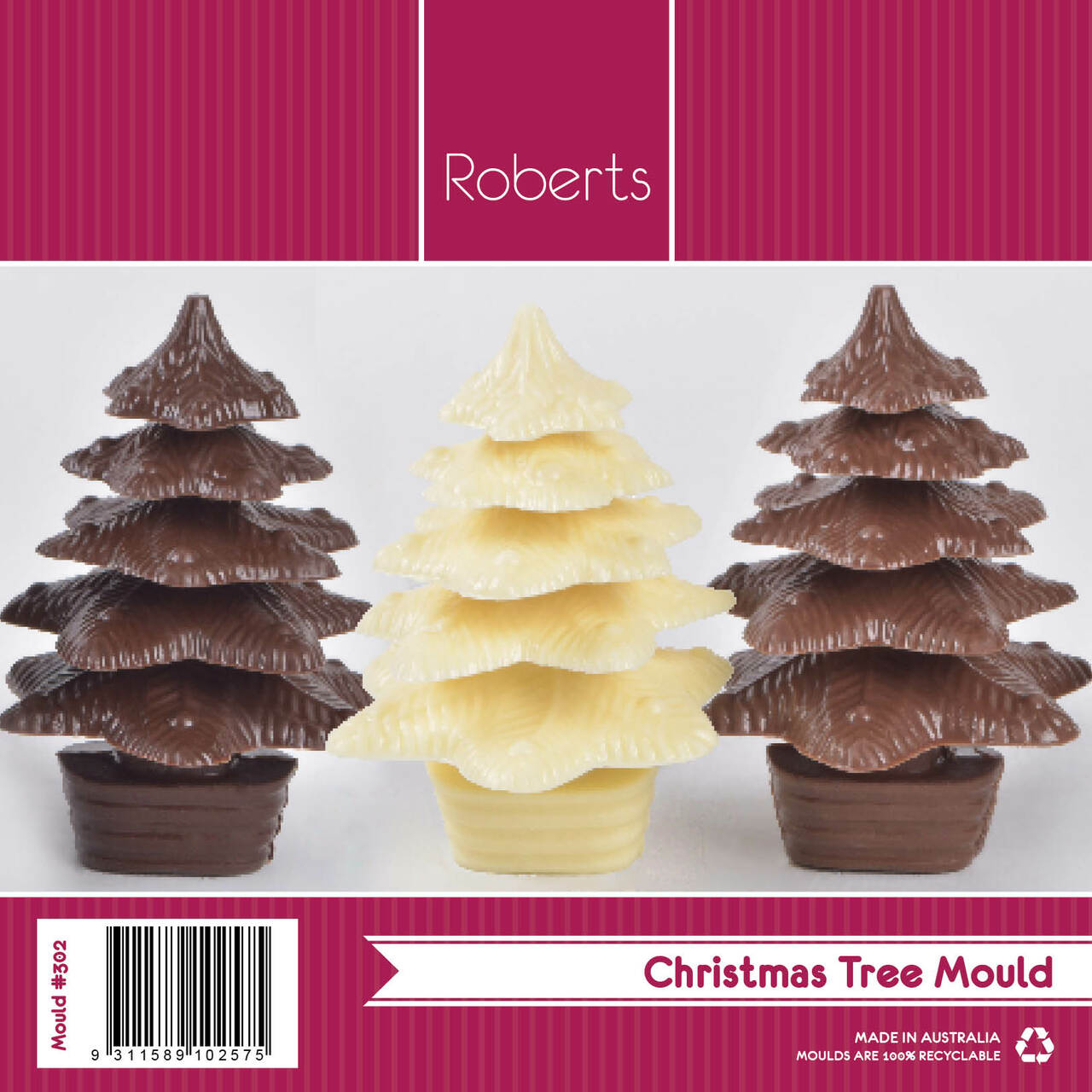 5 tier Christmas Tree Chocolate Mould