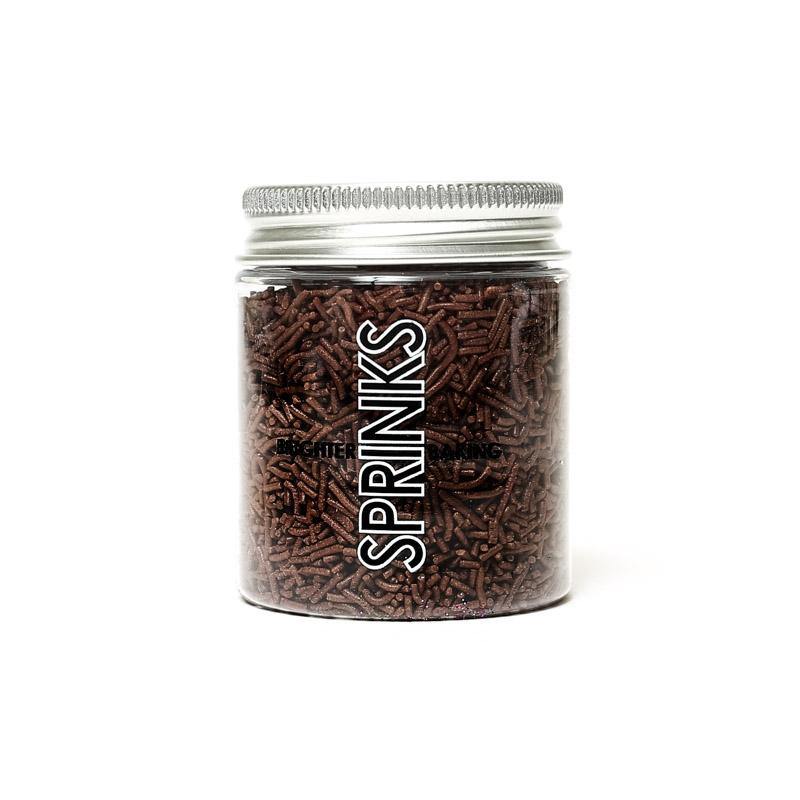 SPRINKS Jimmies CHOCOLATE 60g - Cake Decorating Central