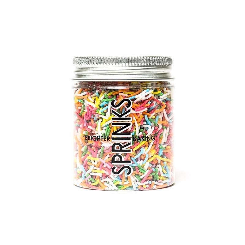SPRINKS Jimmies RAINBOW 60g - Cake Decorating Central
