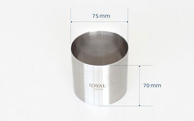 75mm Food/Stacker Ring | Cake Decorating Central
