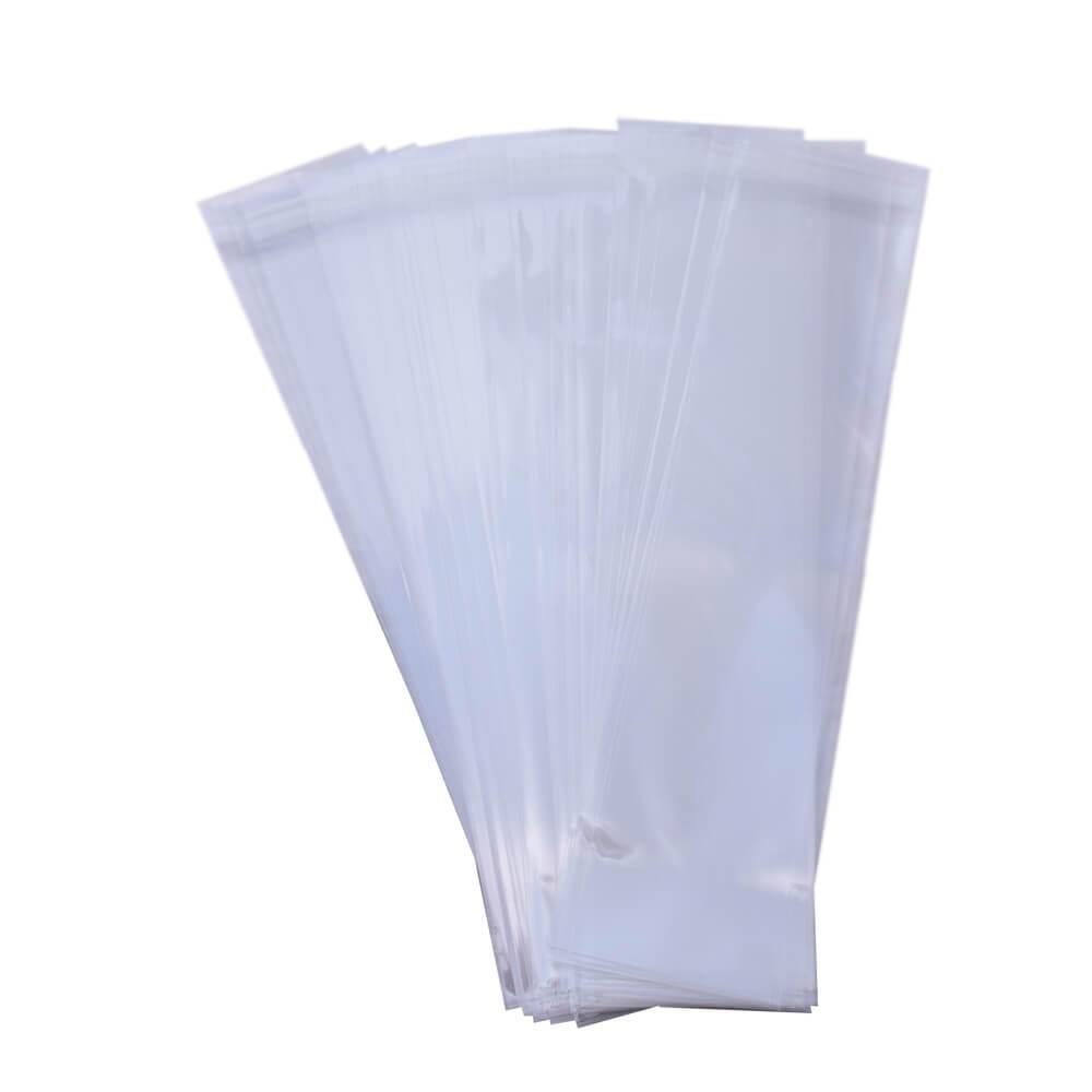 RESEALABLE BAGS 75MM X 300MM - 100 PACK - Cake Decorating Central