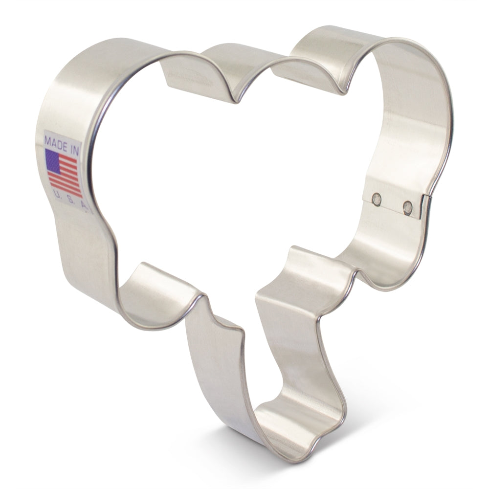 ELEPHANT HEAD by SWORD SUGARS COOKIE CUTTER - Cake Decorating Central