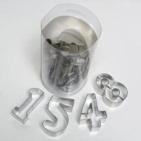 NUMBERS GIANT 10pce Fondant cutters Set