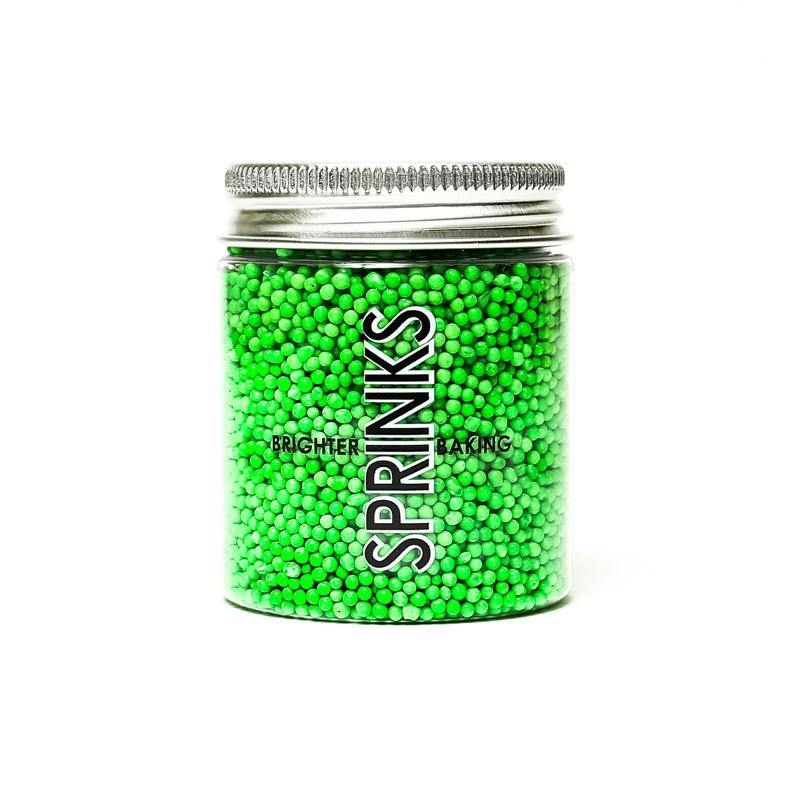 SPRINKS Nonpareils GREEN 85g - Cake Decorating Central