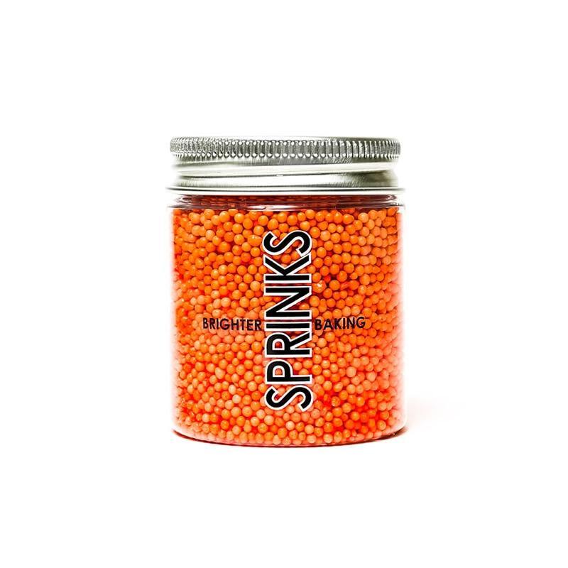 SPRINKS Nonpareils ORANGE 85g - Cake Decorating Central