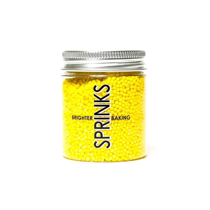 SPRINKS Nonpareils YELLOW 85g - Cake Decorating Central