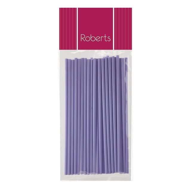 Lollipop Sticks 15cm MAUVE 25pce