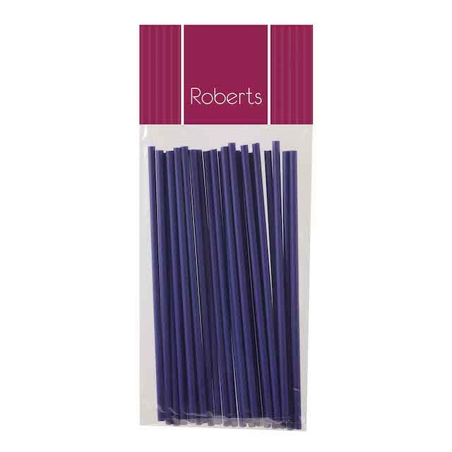 Lollipop Sticks 15cm PURPLE 25pce