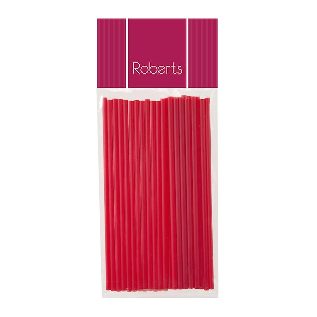 Lollipop Sticks 15cm RED 25pce