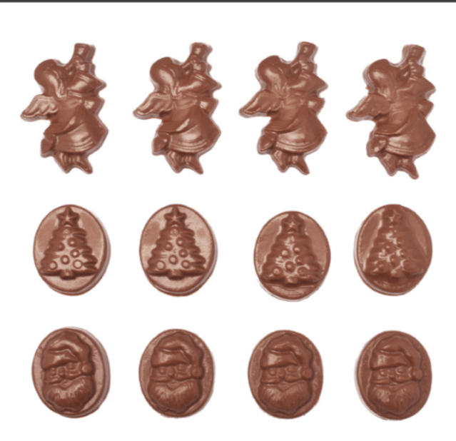 Angels, Trees & Santas Chocolate Mould - Cake Decorating Central